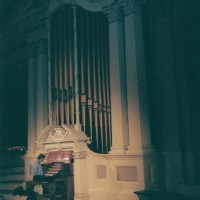 Gordon playing the historic Hook organ in Mechanics Hall, Worcester, MA - NPR live broadcast